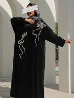 عبا پاپیون سنگ دوزی - تصویر 3